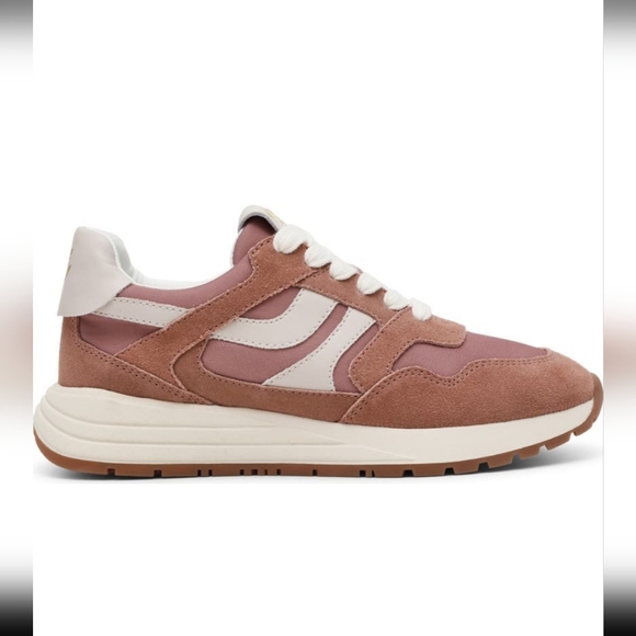 Steve Madden Blume Mixed  Media Sneaker 7.5 - Picture 3 of 6